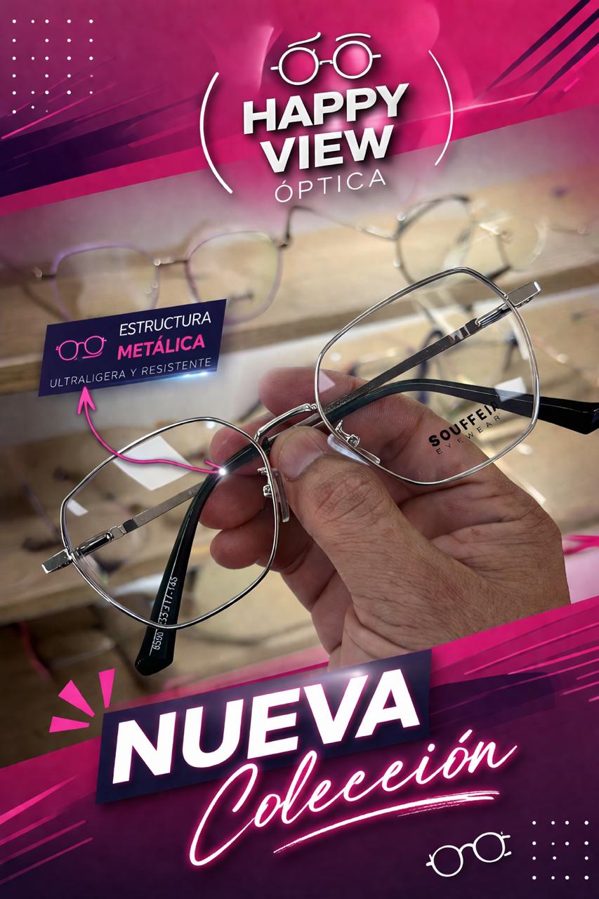 Armazón de estructura metálica ultraligera de la nueva colección